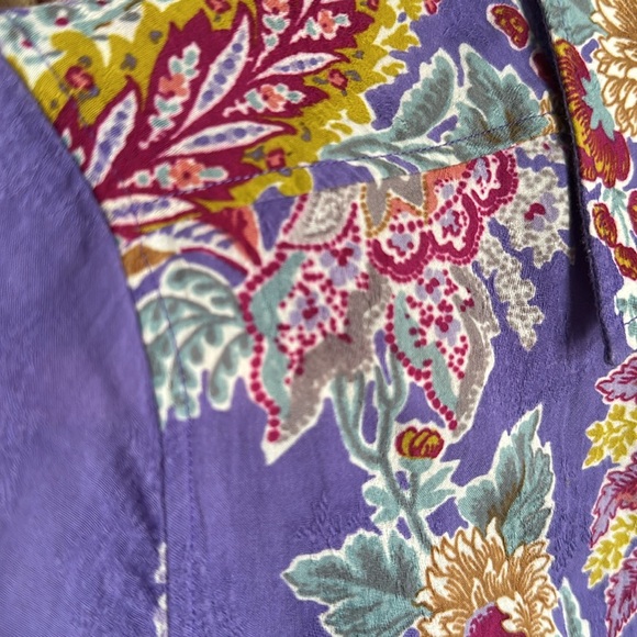 38, XS Etro Vintage Cotton Button Down - Picture 3 of 4